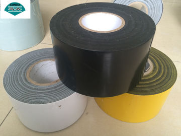 중국 15 밀에서 40 밀 두꺼운 부식 - 저항하는 테이프 폴리에스테 테이프 검정 색깔 협력 업체